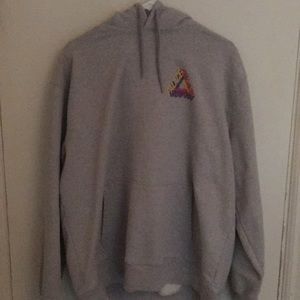 Palace Grey Tri-Ferg Hoodie